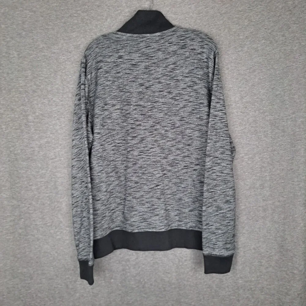 Calvin Klein Men's Med‎ Grey Heathered Full Zip Hoodie Large NWT